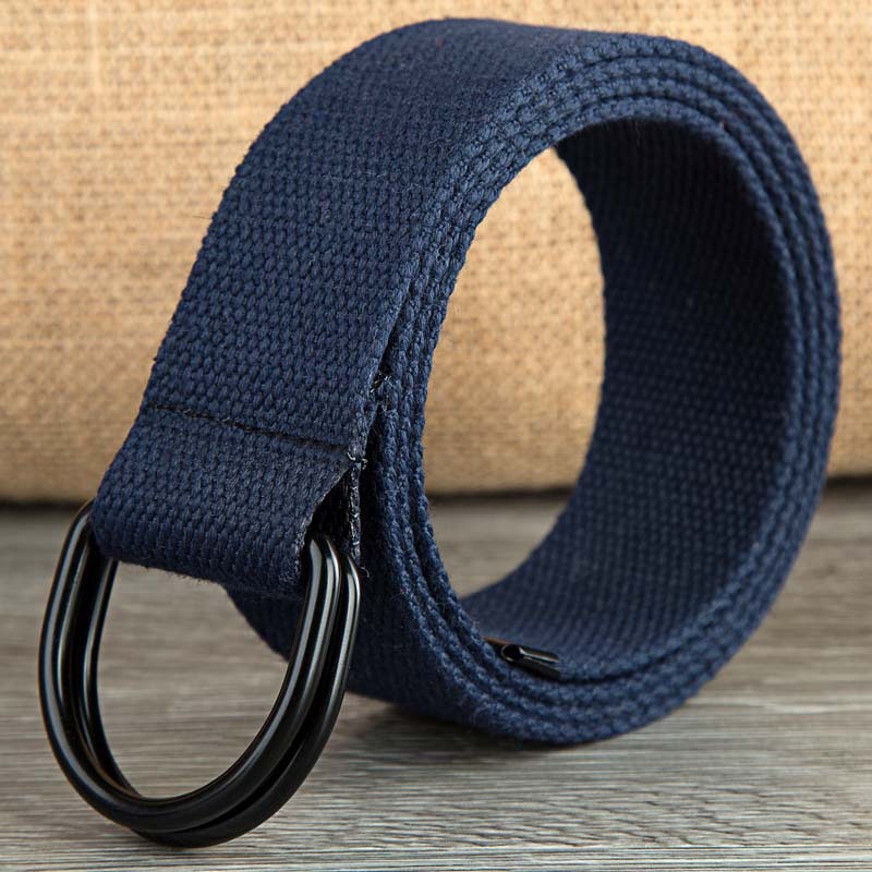 Double-Ring Fabric Belt – Unisex
