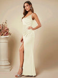 Spring/Summer Satin Slip Dress for Women