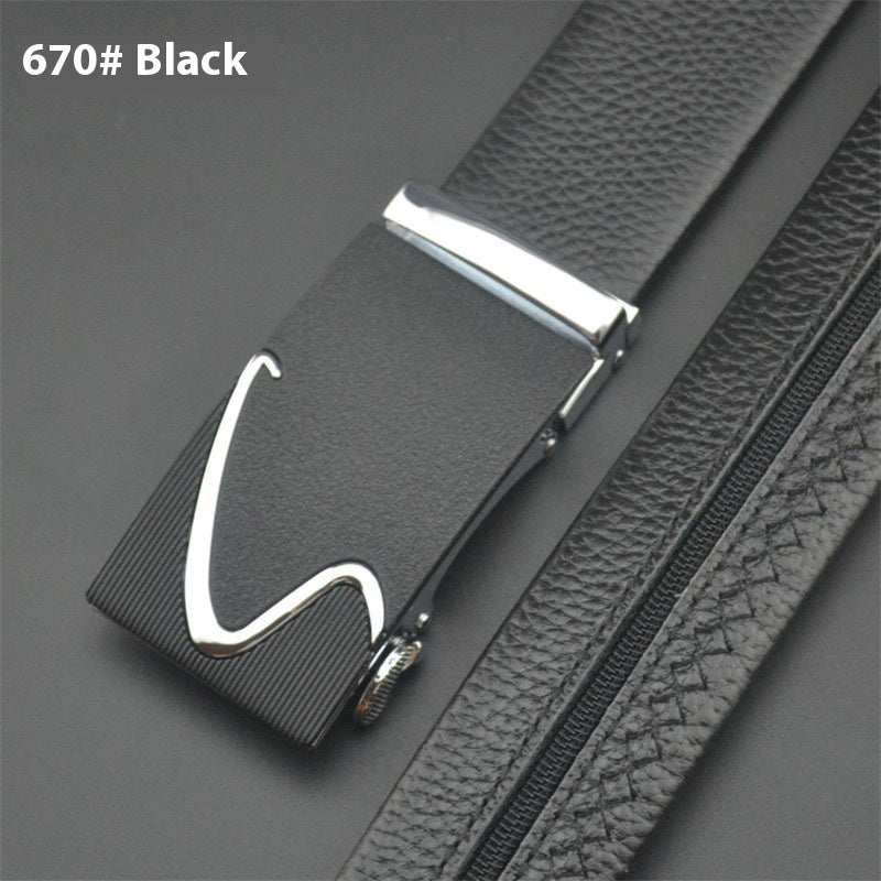 Men’s Full-Grain Leather Belt with Hidden Money Compartment