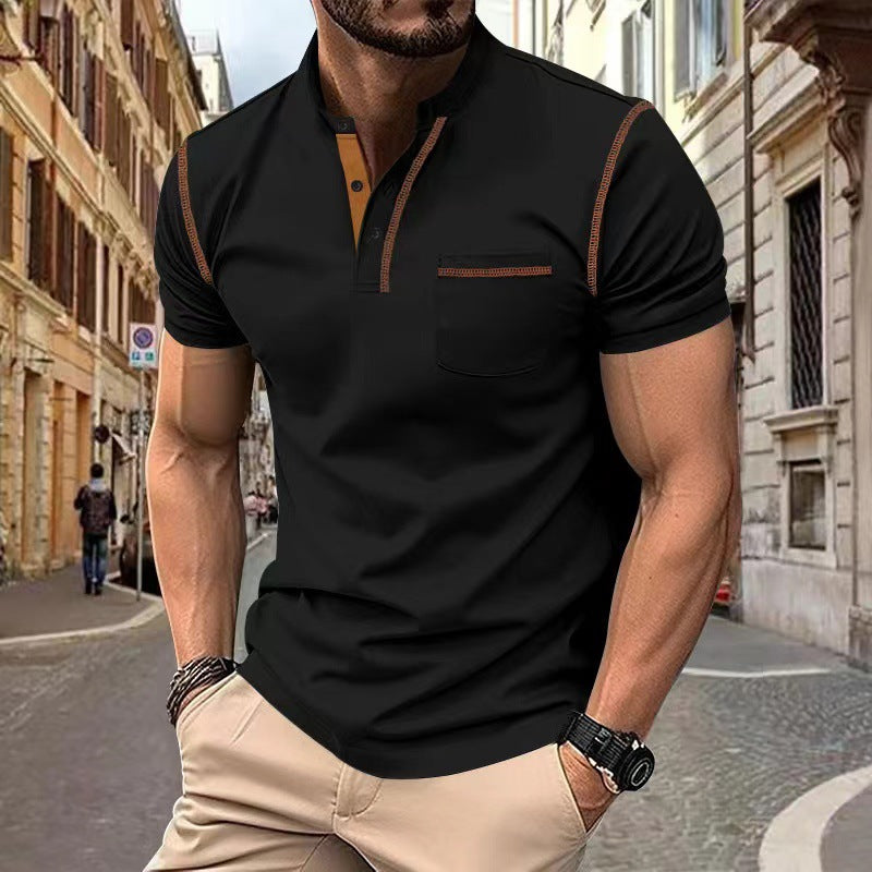 Quick-Dry Casual Short-Sleeve Polo Shirt for Men