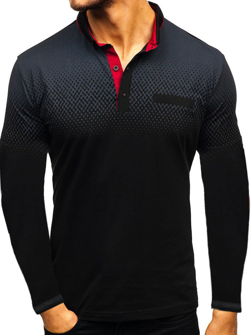 Men's Long Sleeve Polo Shirt