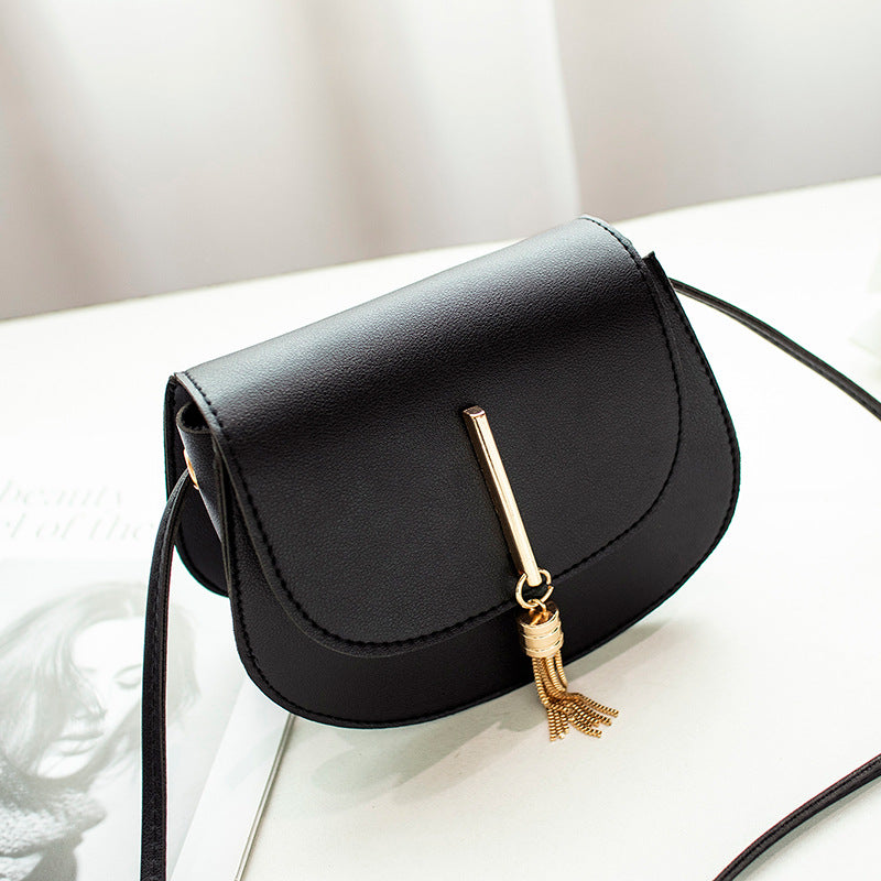 Round Tassel Shoulder Bag for Women