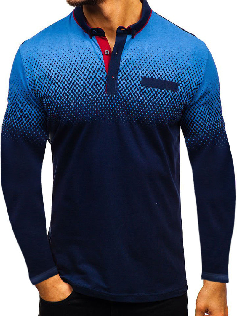 Men's Long Sleeve Polo Shirt