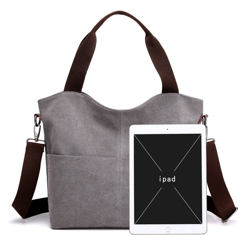 Canvas Shoulder Bag for Women