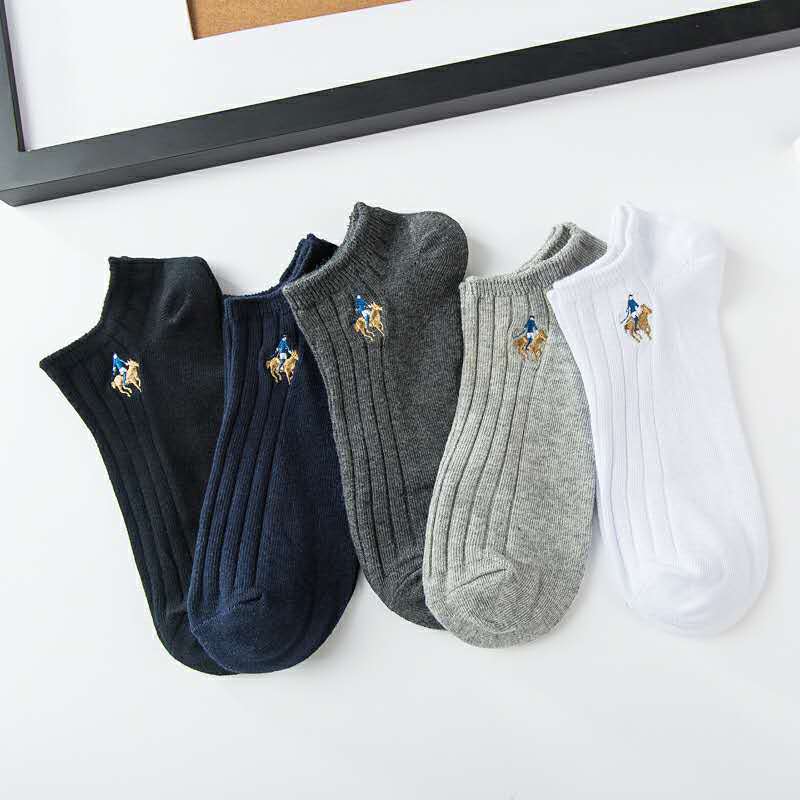Men’s Combed Cotton Socks with Reinforced Stitching