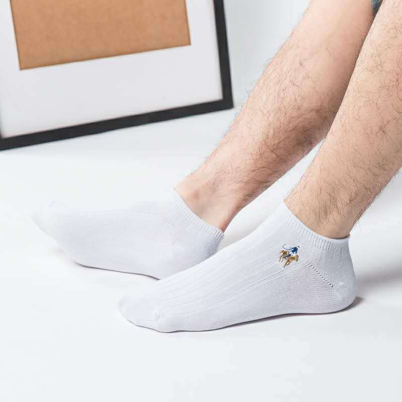 Men’s Combed Cotton Socks with Reinforced Stitching