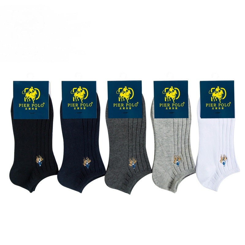 Men’s Combed Cotton Socks with Reinforced Stitching