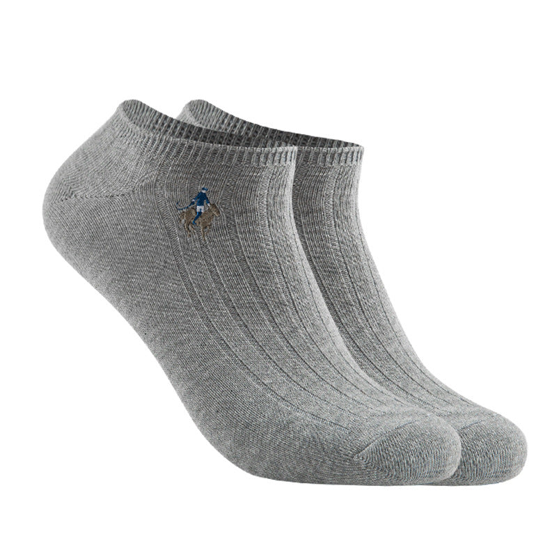 Men’s Combed Cotton Socks with Reinforced Stitching