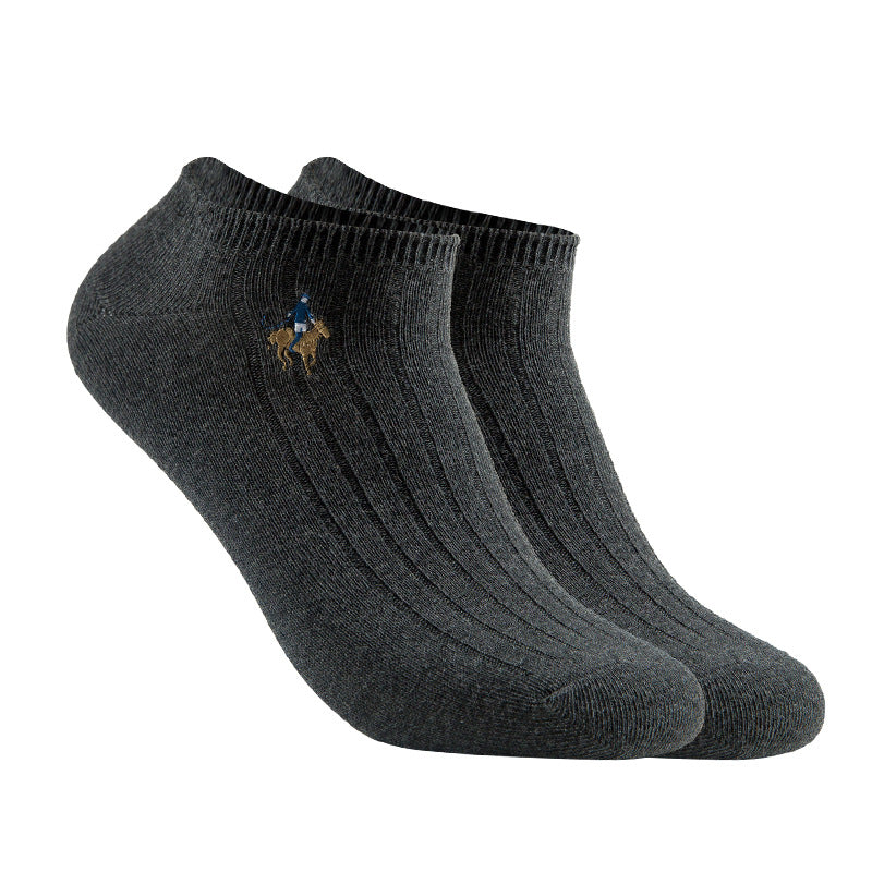 Men’s Combed Cotton Socks with Reinforced Stitching