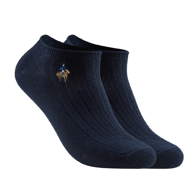 Men’s Combed Cotton Socks with Reinforced Stitching