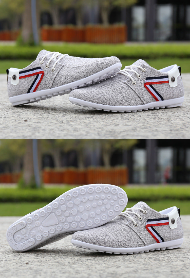 Soft-Soled Canvas Casual Shoes for Men