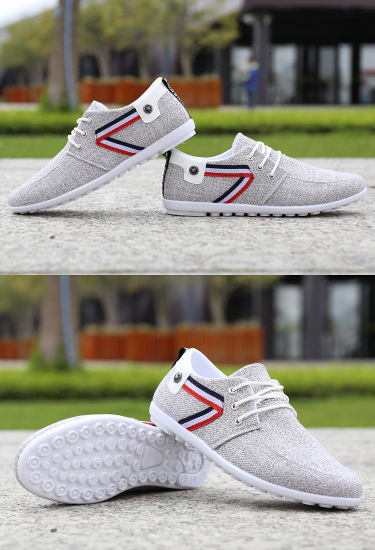 Soft-Soled Canvas Casual Shoes for Men