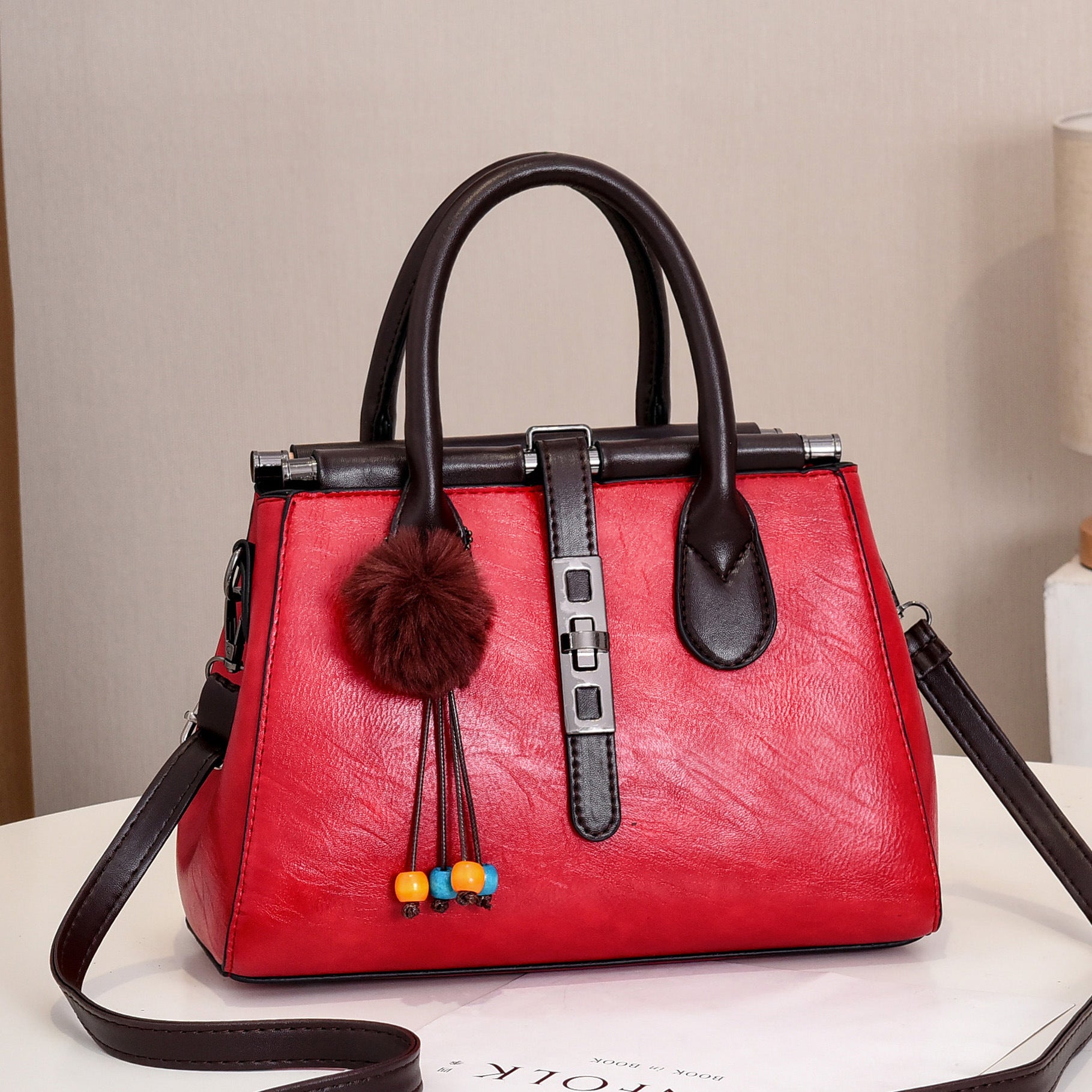 Elegant European-Style Shoulder Handbag for Women