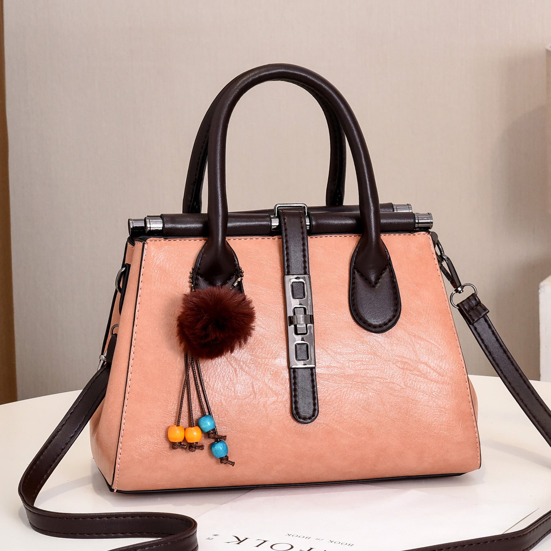 Elegant European-Style Shoulder Handbag for Women