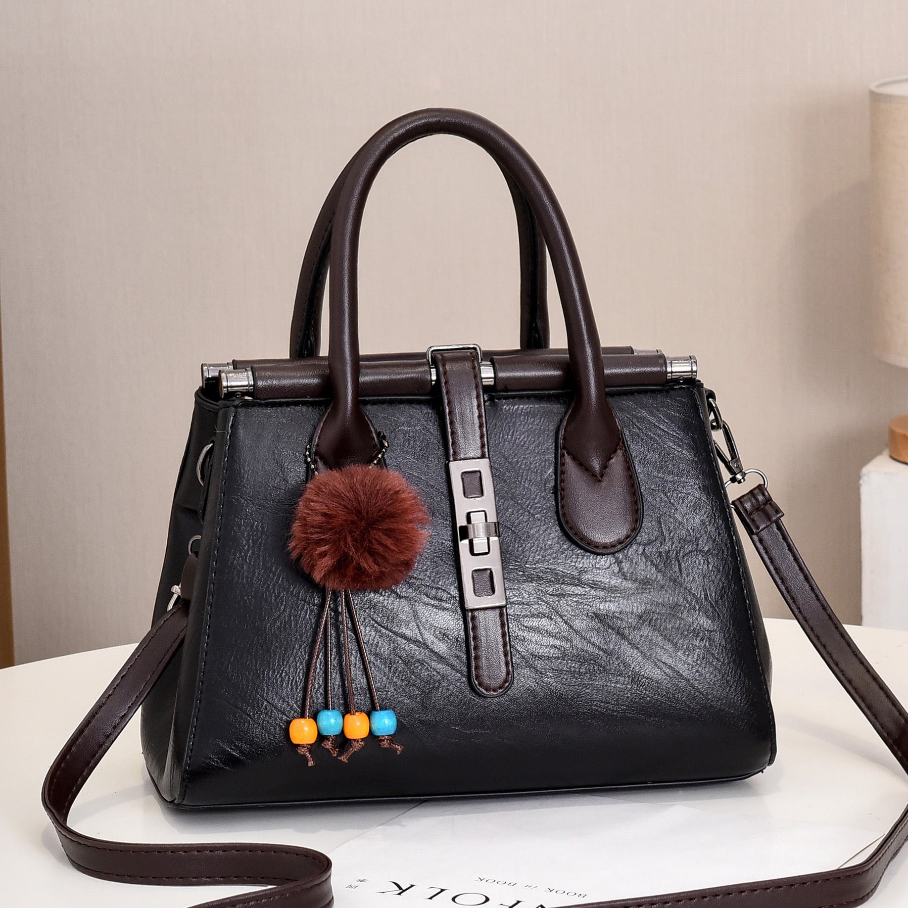 Elegant European-Style Shoulder Handbag for Women