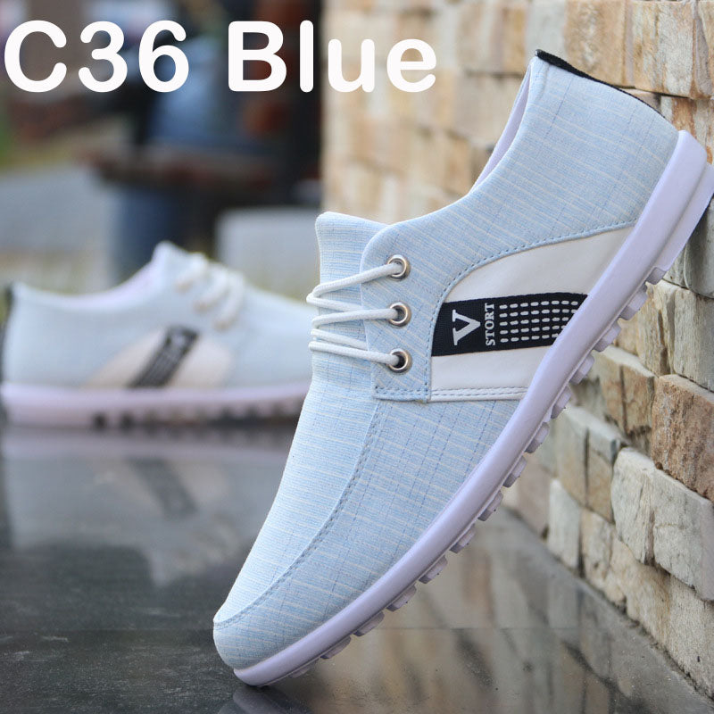 Soft-Soled Canvas Casual Shoes for Men