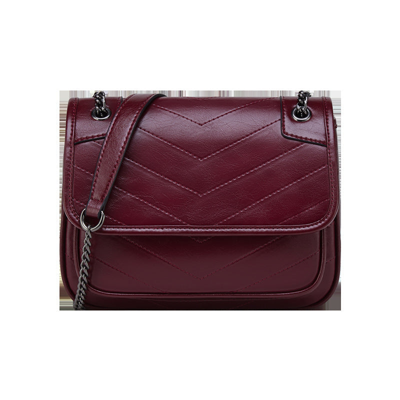 Genuine Cowhide Shoulder Bag for Women