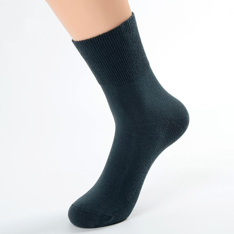 Men’s Loose-Fit Breathable Cotton Socks
