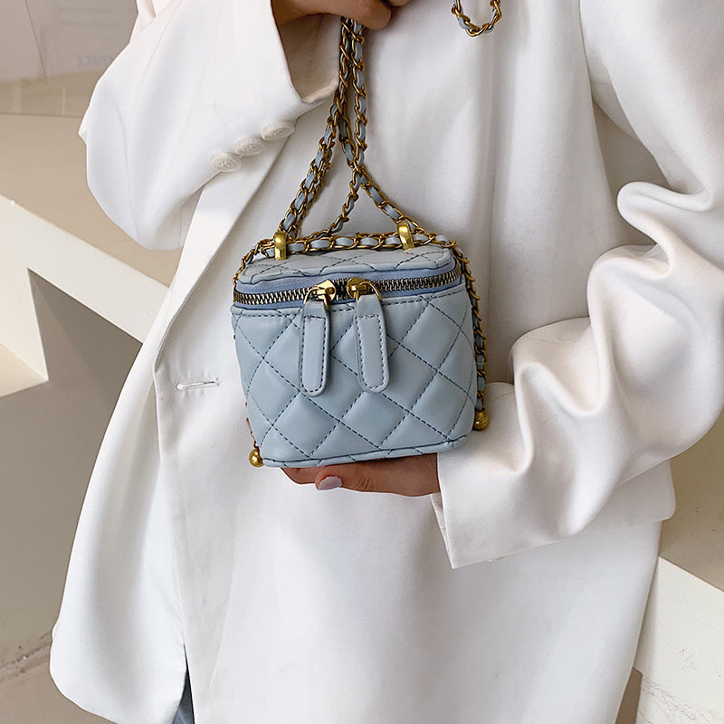 Chain Bucket Shoulder Bag for Women