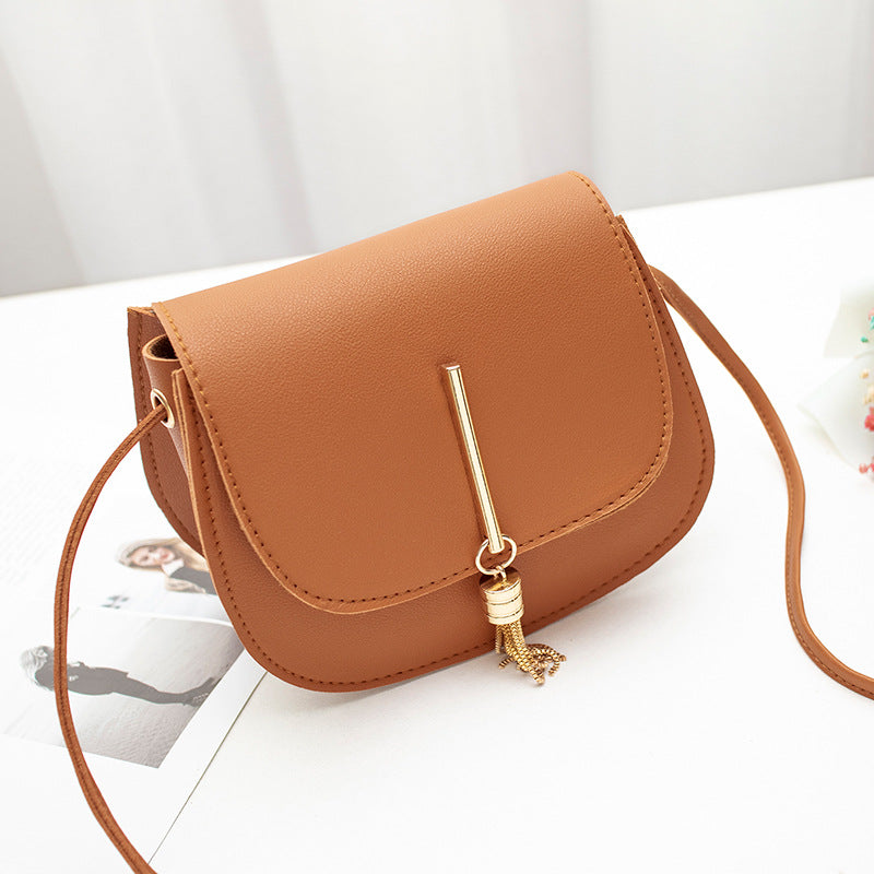 Round Tassel Shoulder Bag for Women