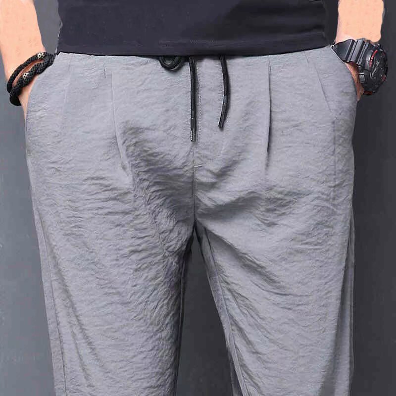 Men's Summer Ice Silk Long Pants