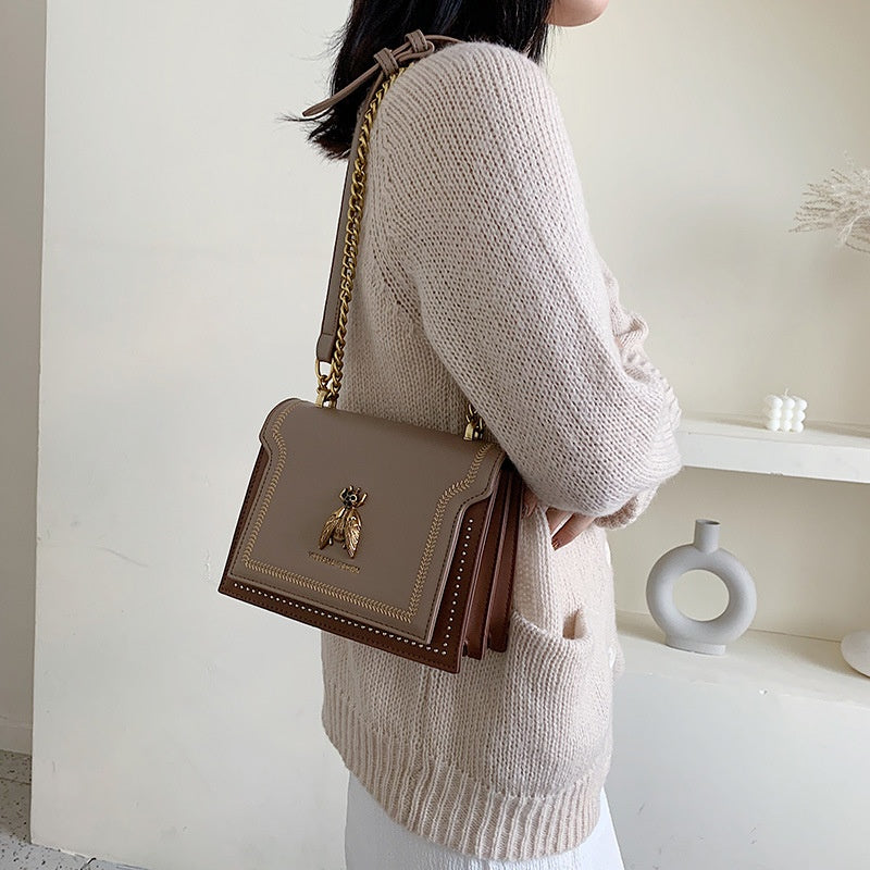 Elegant Small Square Shoulder Bag for Women
