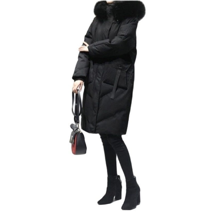 Winter Cotton-Padded Coat for Curvy Women