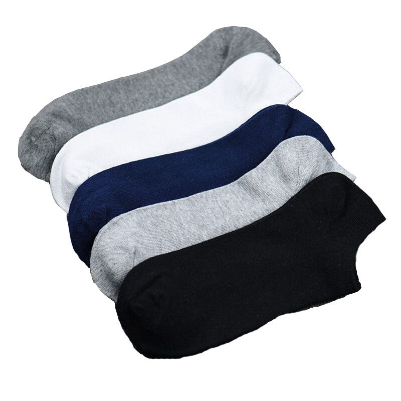 10-Pack Men’s Cotton No-Show Socks