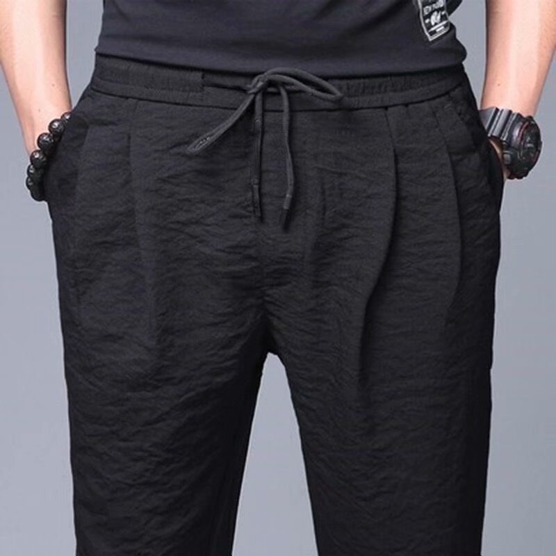 Men's Summer Ice Silk Long Pants