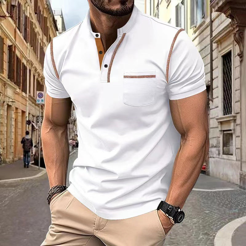Quick-Dry Casual Short-Sleeve Polo Shirt for Men