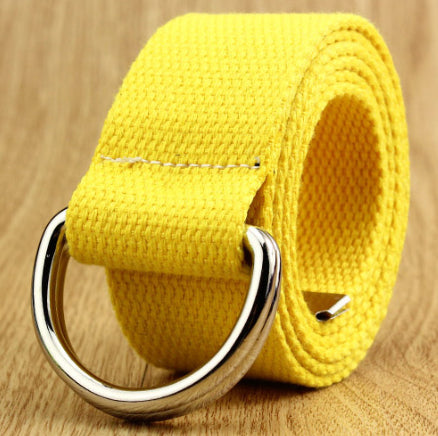 Double-Ring Fabric Belt – Unisex