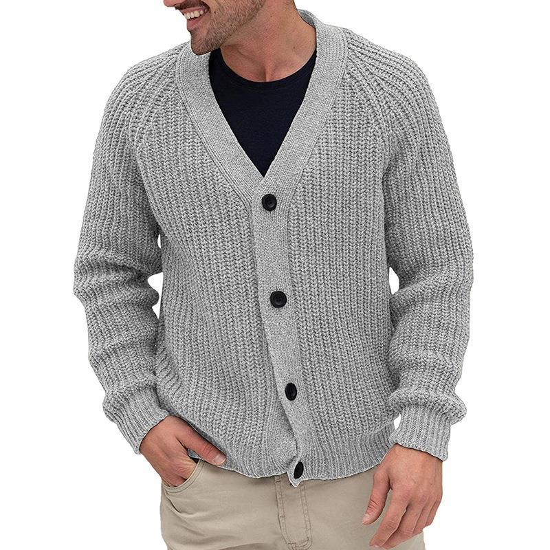 New Men's Autumn/Winter Cardigan Sweater