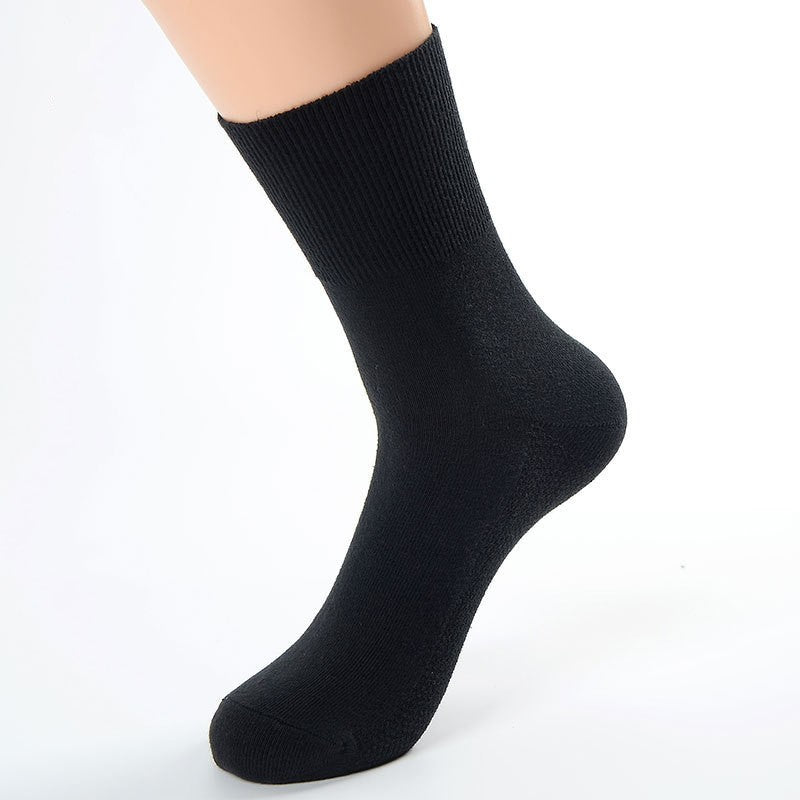 Men’s Loose-Fit Breathable Cotton Socks