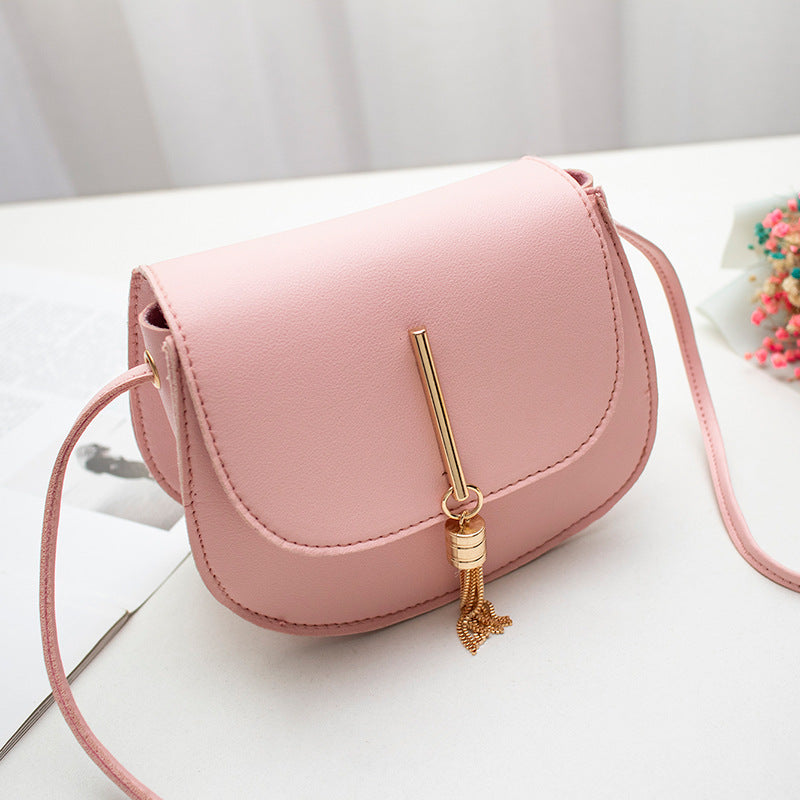 Round Tassel Shoulder Bag for Women