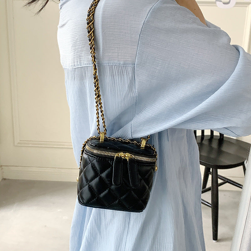 Chain Bucket Shoulder Bag for Women