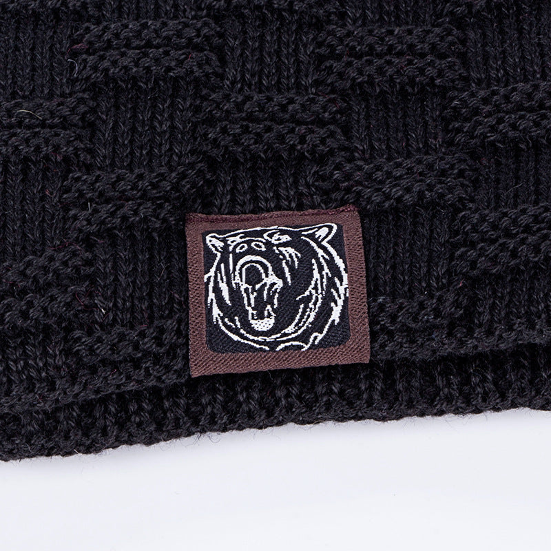 Knitted Wool Winter Hat with Soft Lining