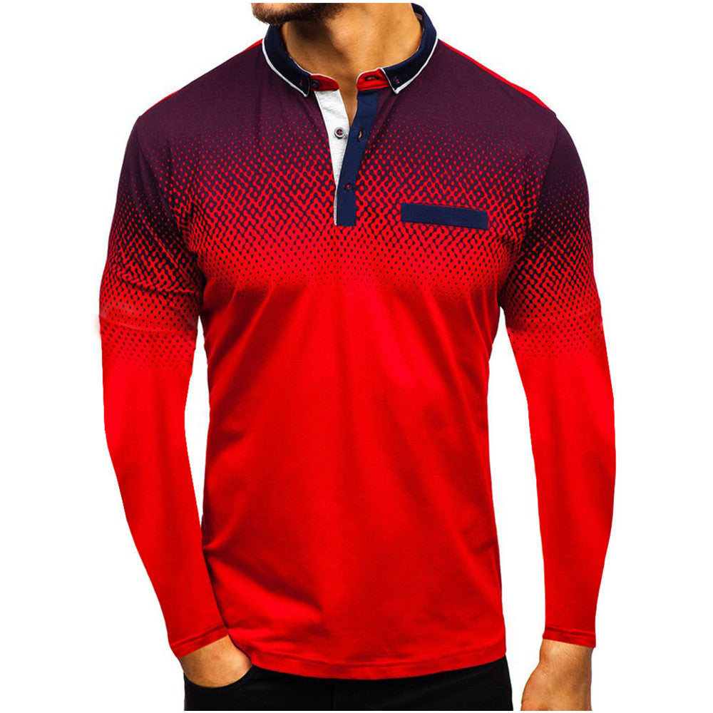 Men's Long Sleeve Polo Shirt