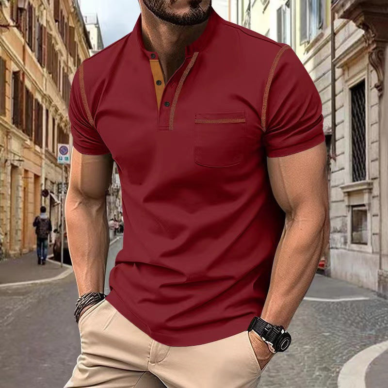 Quick-Dry Casual Short-Sleeve Polo Shirt for Men