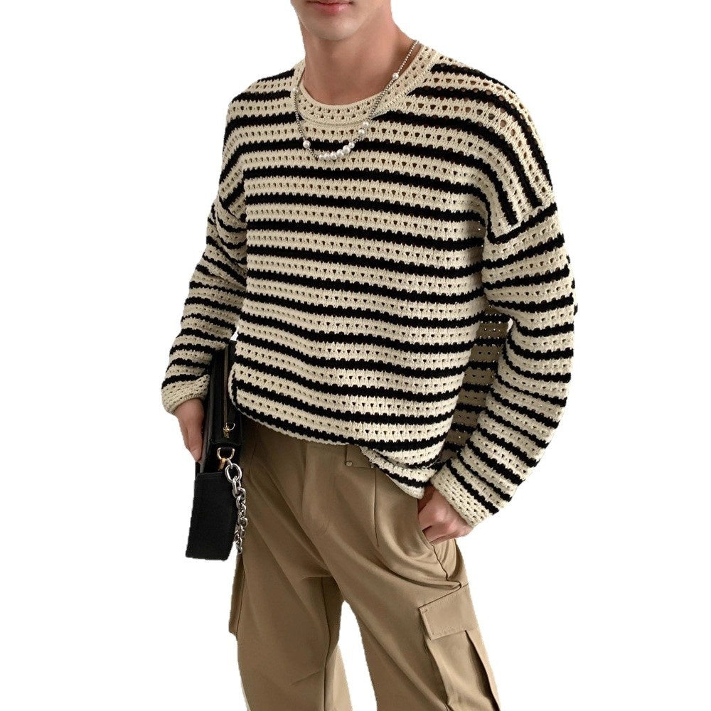 High-End Casual Long-Sleeve Sweater for Men