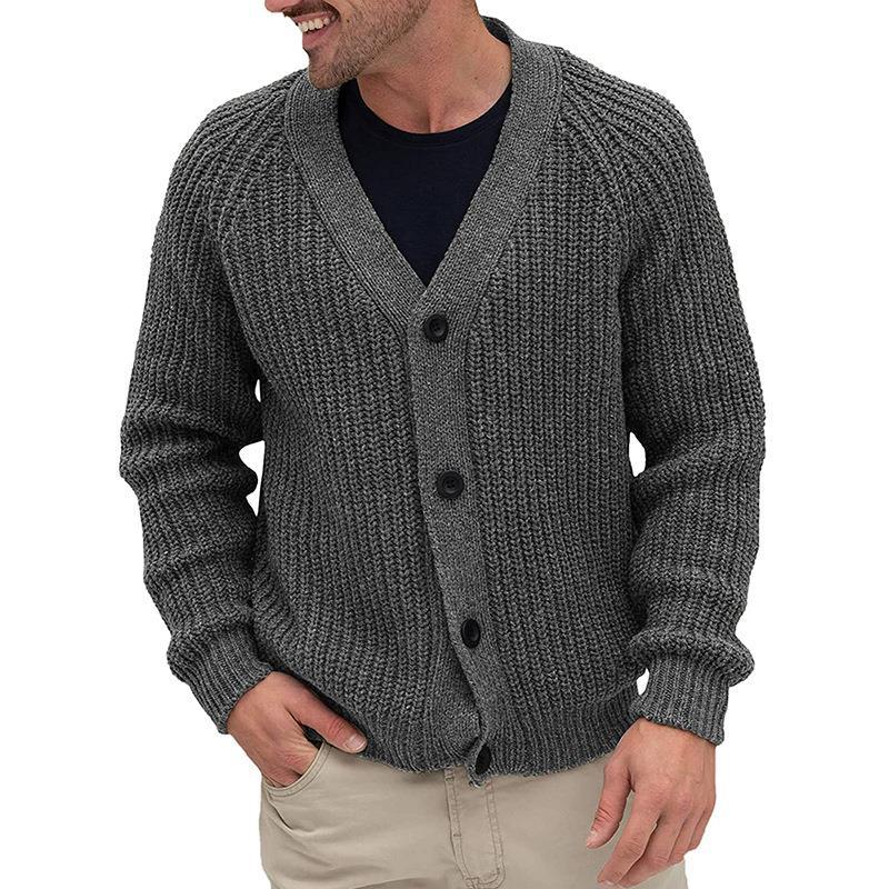New Men's Autumn/Winter Cardigan Sweater