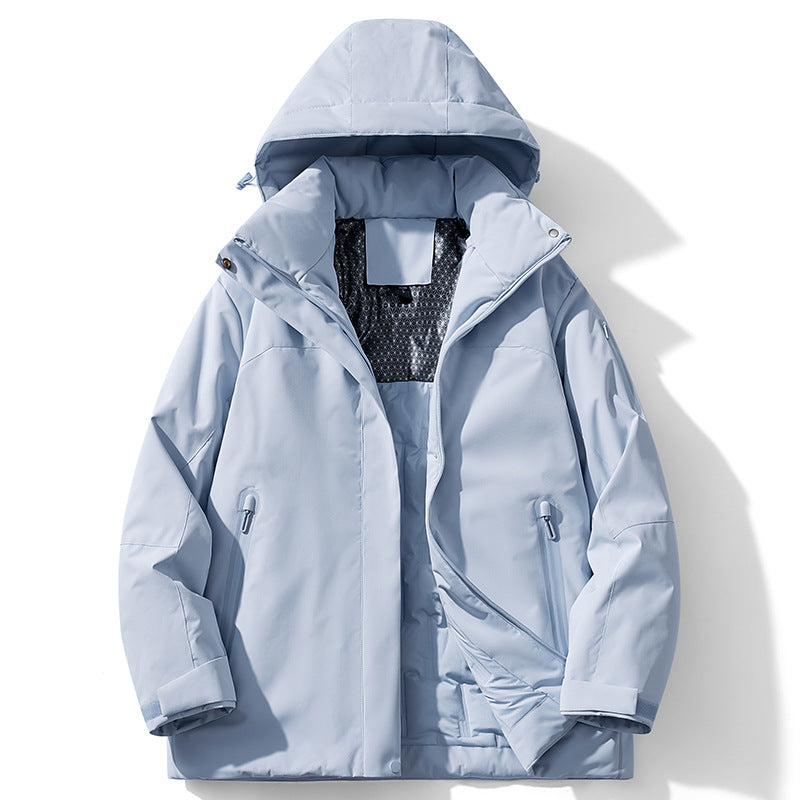 Winter Cotton-Padded Outdoor Shell Jacket