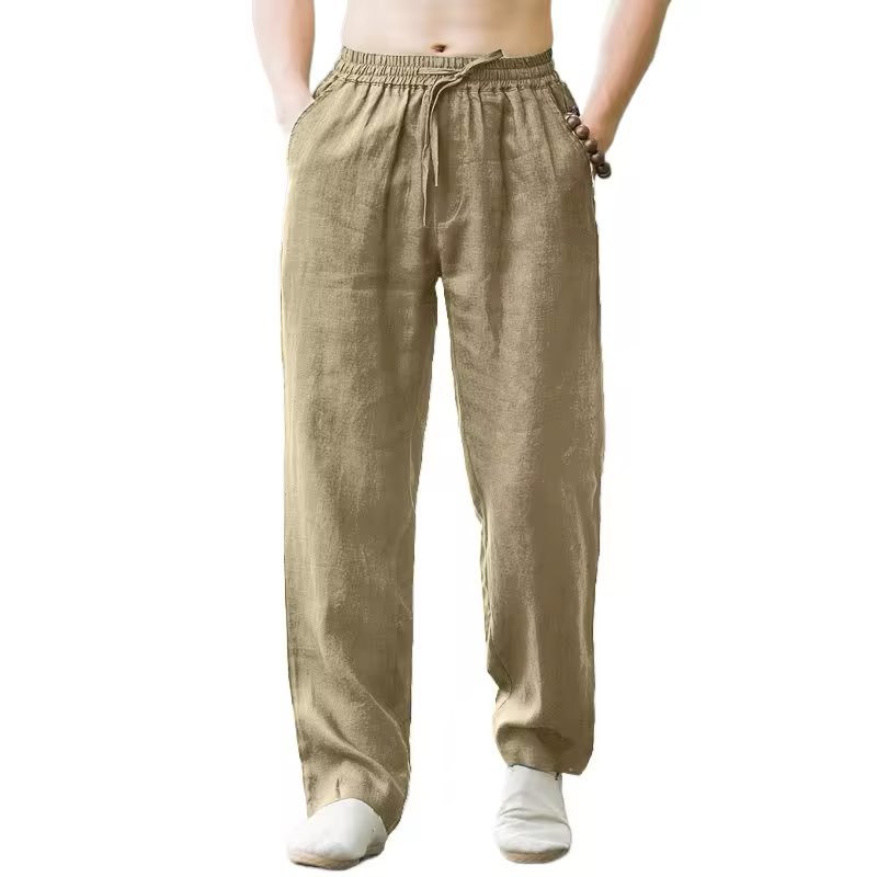 Casual Pants Men Loose Wide Leg Simple