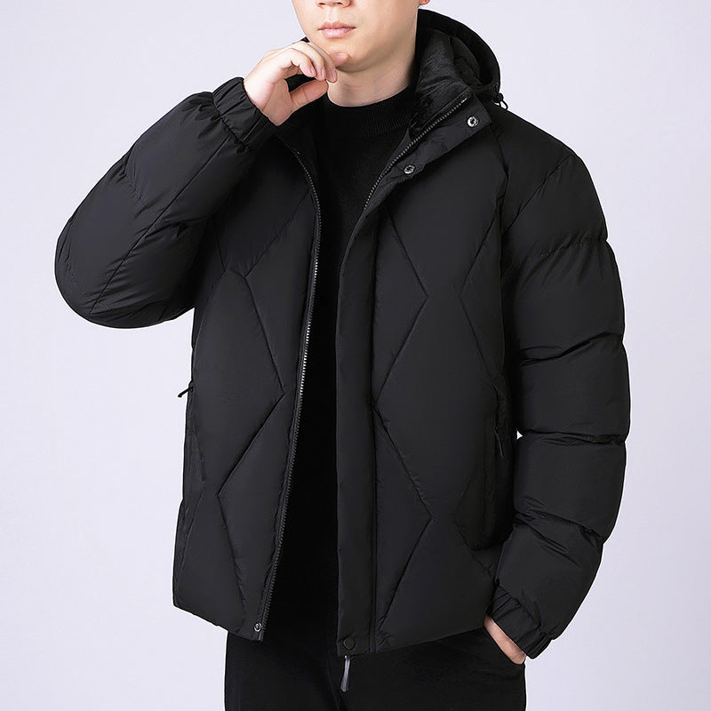 Men's Winter Cotton-Padded Thickened Warm Fashion Jacket