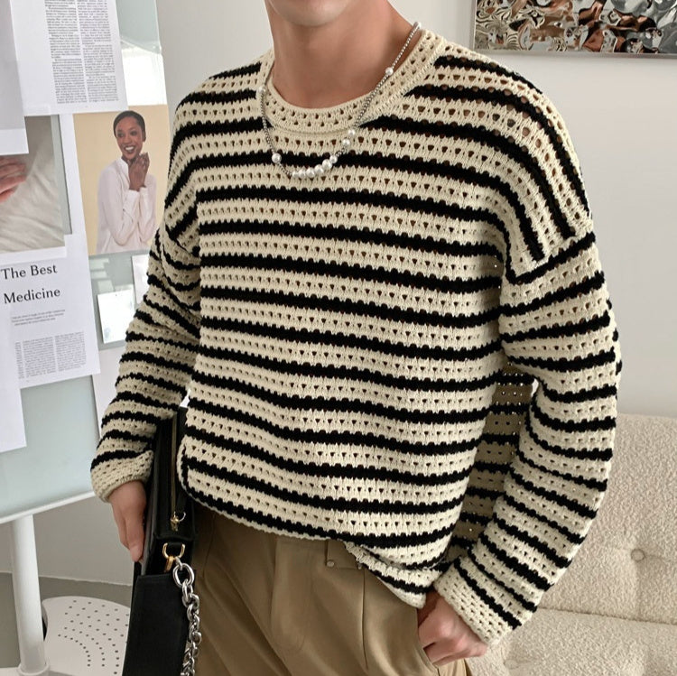 High-End Casual Long-Sleeve Sweater for Men