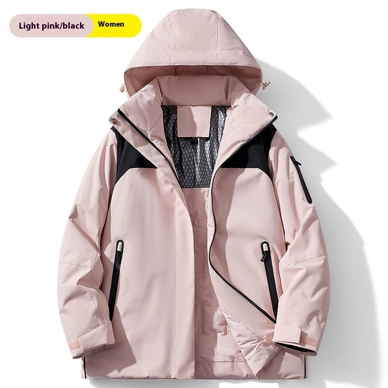Winter Cotton-Padded Outdoor Shell Jacket