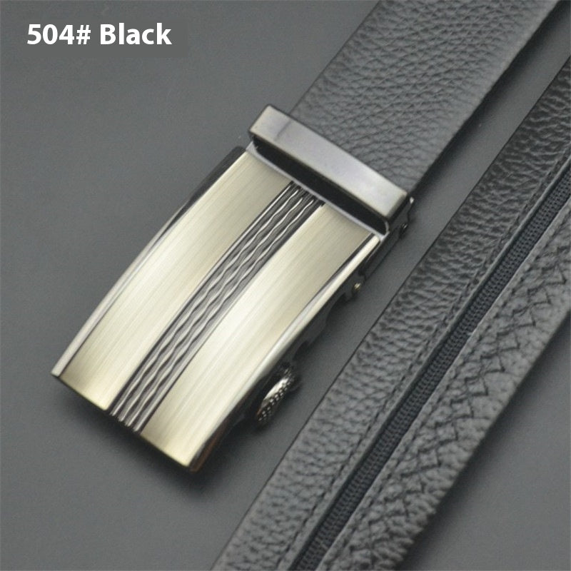 Men’s Full-Grain Leather Belt with Hidden Money Compartment