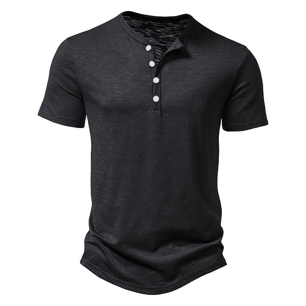 Men’s Casual Solid Colour Slim-Fit Short-Sleeve T-Shirt