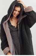 Double-Sided Terry Lazy Coat for Women