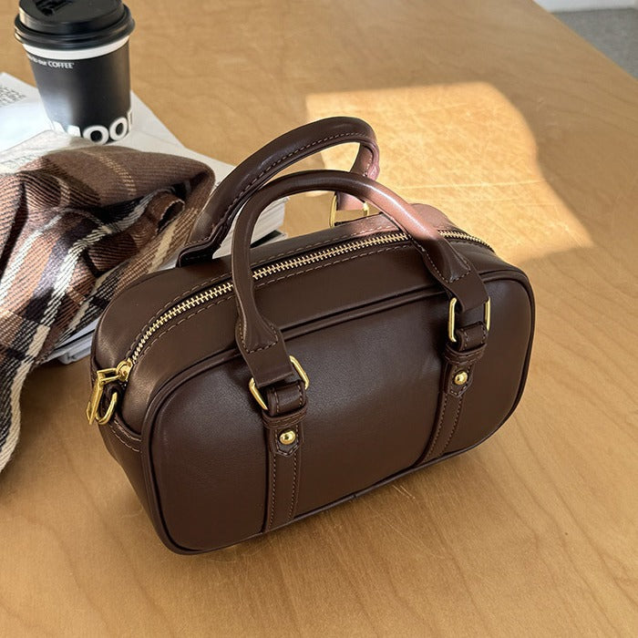 Retro Commuter Bowling Bag for Women