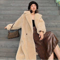 Womens Long Cashmere-Like Coat